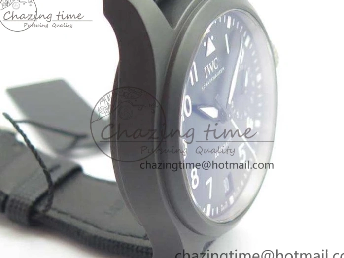 MIROTIME 0815 Big Pilot Real PR IW502001 Real Ceramic ZF 1:1 Best Edition On Black Calfskin Strap A51111 V Seasonal 7227